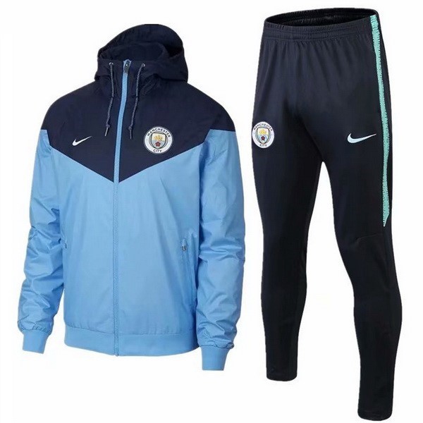 Windjacke Manchester City 2018-19 Blau Fussballtrikots Günstig